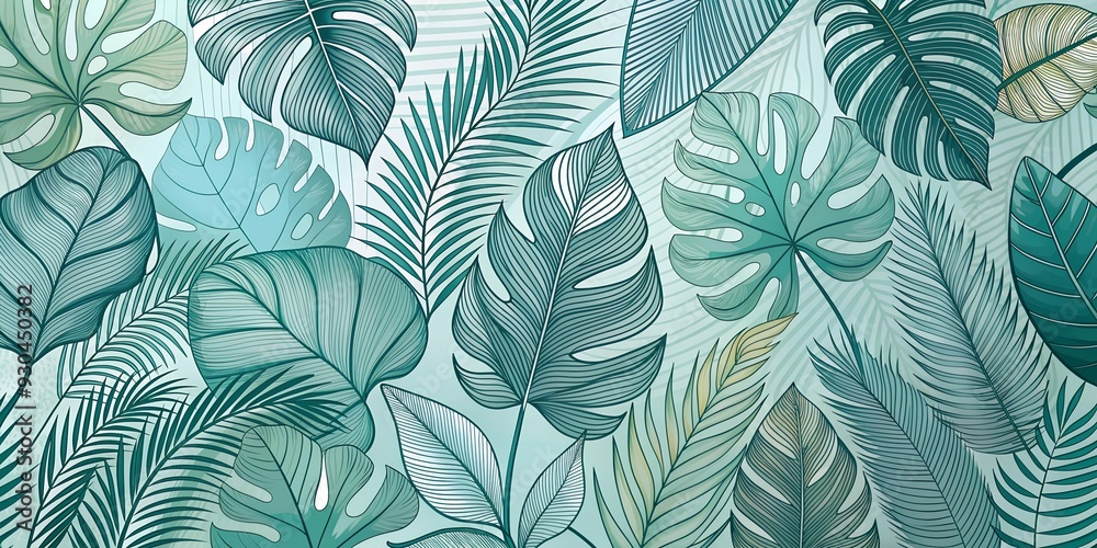 seamless pattern with leaves seamless pattern with leaves