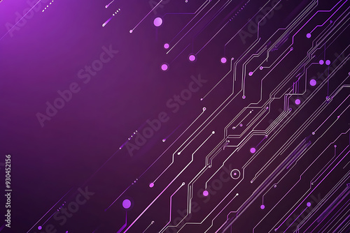 Abstract image of a circuit board with glowing lines and nodes on a pink gradient background. The intricate network of connections creates a modern, tech-inspired visual. Copy space available