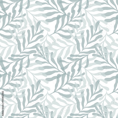 seamless pattern with leaves