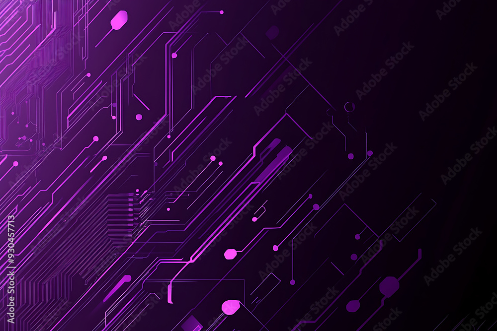 Abstract image of a circuit board with glowing lines and nodes on a pink gradient background. The intricate network of connections creates a modern, tech-inspired visual. Copy space available Abstract image of a circuit board with glowing lines and nodes on a pink gradient background. The intricate network of connections creates a modern, tech-inspired visual. Copy space available