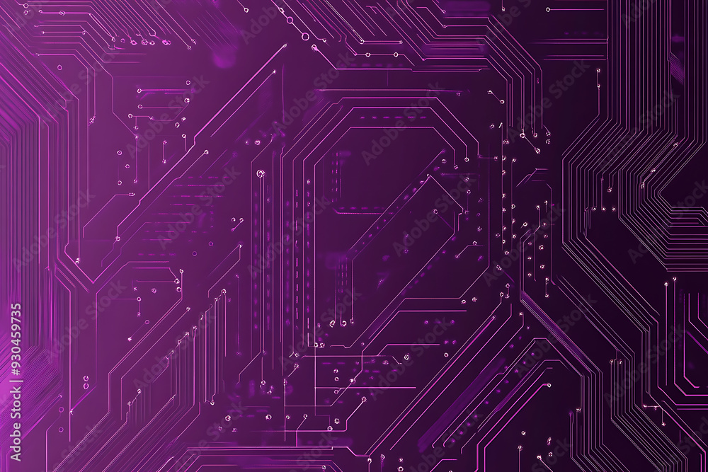 Abstract image of a circuit board with glowing lines and nodes on a pink gradient background. The intricate network of connections creates a modern, tech-inspired visual. Copy space available Abstract image of a circuit board with glowing lines and nodes on a pink gradient background. The intricate network of connections creates a modern, tech-inspired visual. Copy space available