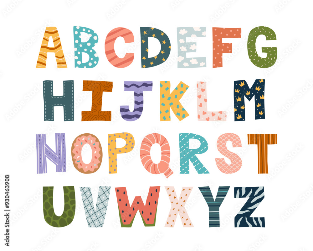 Cartoon colorful font. English alphabet. Isolated bold playful letters, funny festival font for birthday and greeting card typography, logotypes, book cover, designs for kids. Vector typographic. Cartoon colorful font. English alphabet. Isolated bold playful letters, funny festival font for birthday and greeting card typography, logotypes, book cover, designs for kids. Vector typographic.