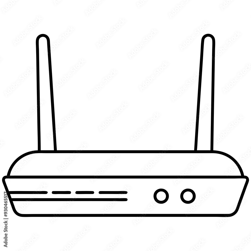 Wifi router icon art vector illustration Wifi router icon art vector illustration
