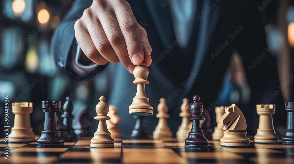 Business strategist dealing with severe economic challenges