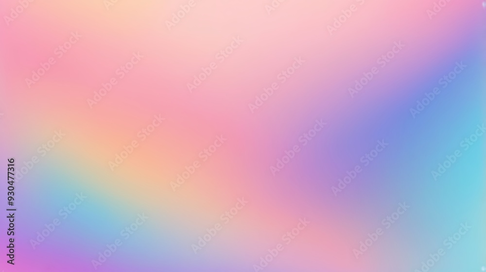 Obraz premium Pastel Gradient Background with Smooth Purple, Pink, and Blue Tones