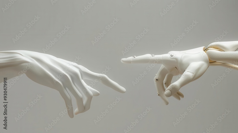 Close-up of artistic hands symbolizing creativity and connection, showcasing intricate details and smooth lines. Close-up of artistic hands symbolizing creativity and connection, showcasing intricate details and smooth lines.