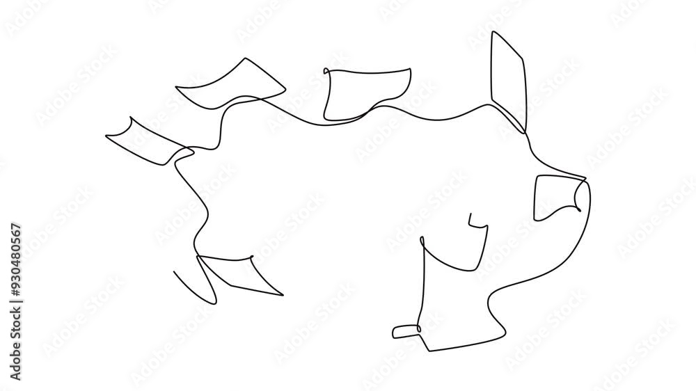 Work and play hard concept. Single line draw design. Full length animation illustration. High quality 4k footage. Work and play hard concept. Single line draw design. Full length animation illustration. High quality 4k footage.