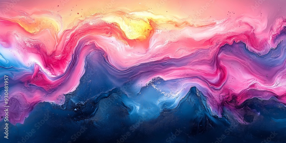Sunset Hues: Elegant Oil Paint Texture with Warm Tones, generative ai Sunset Hues: Elegant Oil Paint Texture with Warm Tones, generative ai