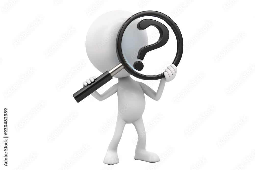 a cartoon character holding a magnifying glass over his head a cartoon character holding a magnifying glass over his head