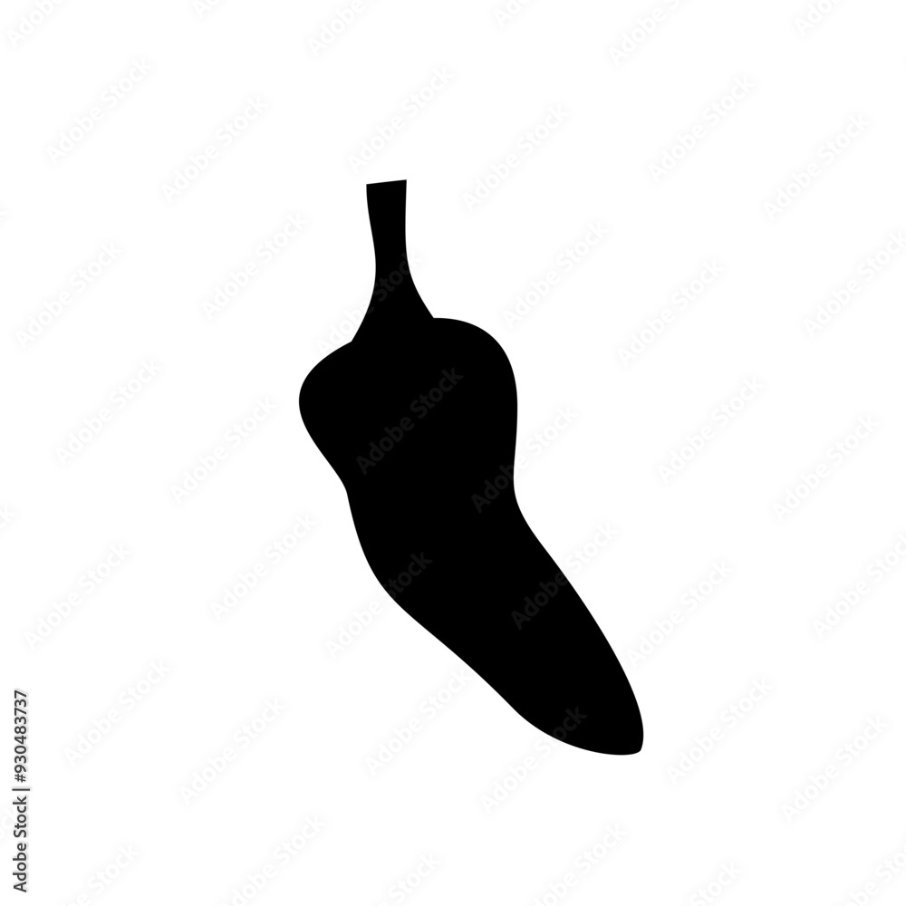Chilli silhouette Chilli silhouette