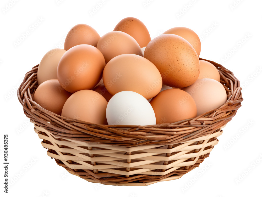 a basket of eggs a basket of eggs