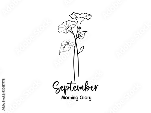 Birth Month Flowers design 