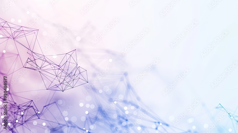 Abstract Network Pattern with Purple and Blue Hues Abstract Network Pattern with Purple and Blue Hues