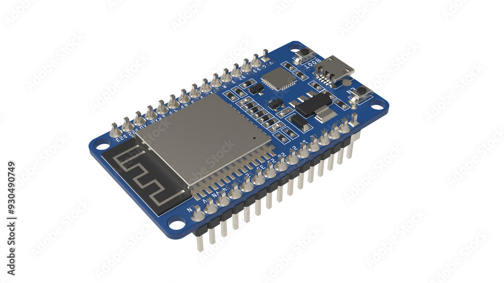 PCB printed circuit board isolated in transparent background PNG PCB printed circuit board isolated in transparent background PNG