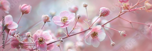 Delightful petite flowers in the garden