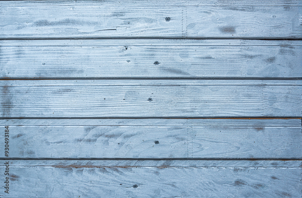 Blue old boards as an abstract background.
