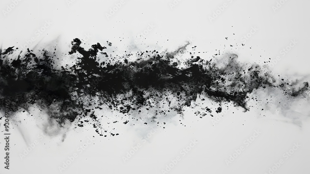 Large letterpress dry ink texture with a transparent black background Large letterpress dry ink texture with a transparent black background