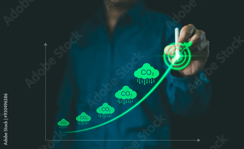 Fotografie CO2 Emission Reduction and Environmental Sustainability
