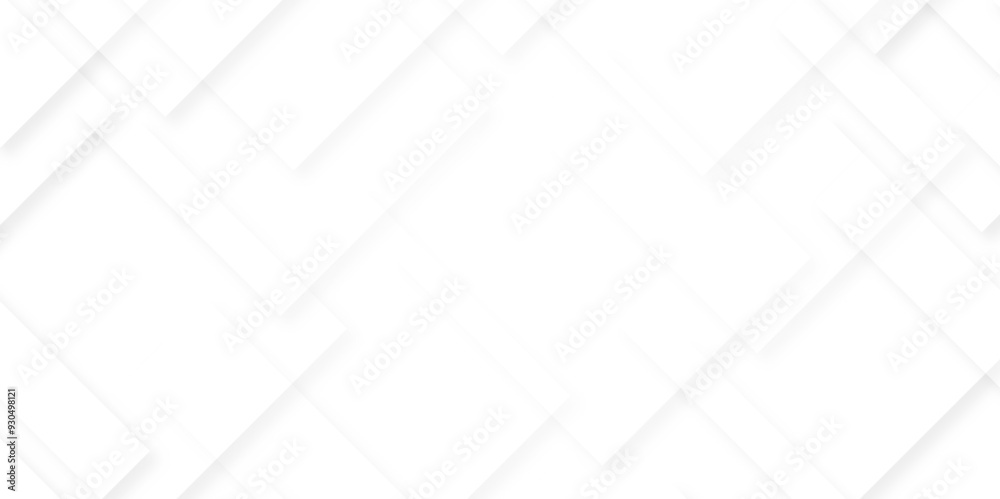 White cement and plaster square wall texture background. modern interior design.  Digital geometric abstraction with lines and points. Cube cell.