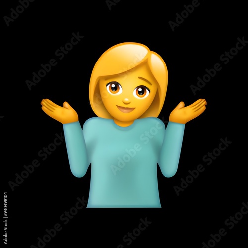 Shrugging Woman Emoji

