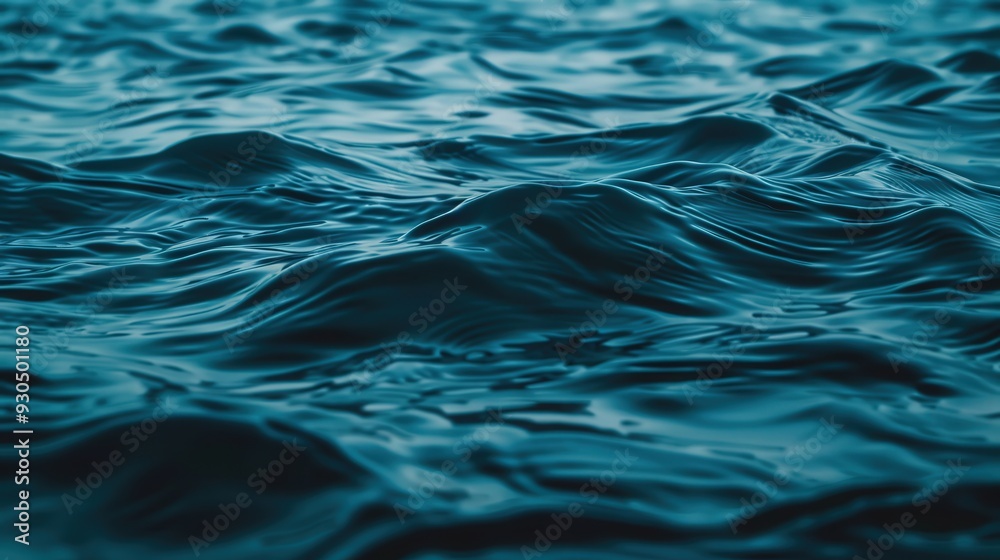 Deep Blue Wave Reflections, a captivating scene of dark blue water waves creating a textured background, exuding a moody and dramatic ambiance. Deep Blue Wave Reflections, a captivating scene of dark blue water waves creating a textured background, exuding a moody and dramatic ambiance.