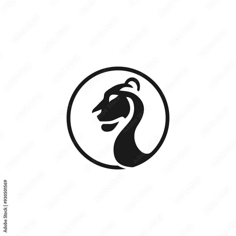 Lion logo design vector with vreative idea icon Lion logo design vector with vreative idea icon