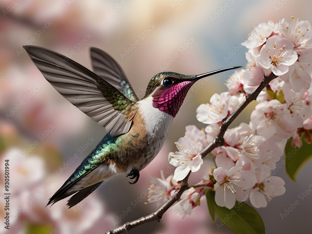 Fototapeta premium hummingbird in flight