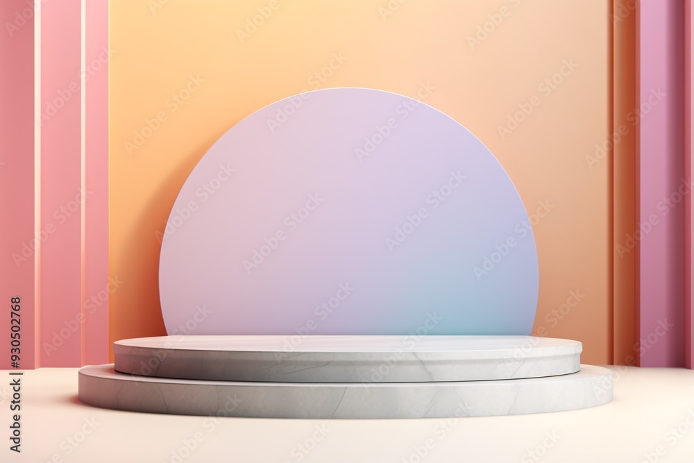 Pastel 3D podium background with 3D shapes composition, Pastel Podium Background, Abstract Podium Background, Pastel Geometric Shapes Compositions, AI Generative Pastel 3D podium background with 3D shapes composition, Pastel Podium Background, Abstract Podium Background, Pastel Geometric Shapes Compositions, AI Generative