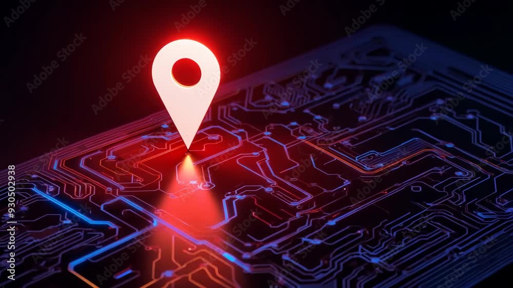 Exploring locating technology with circuits and a glowing marker in a dark environment