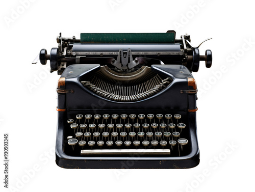 a black and brown typewriter