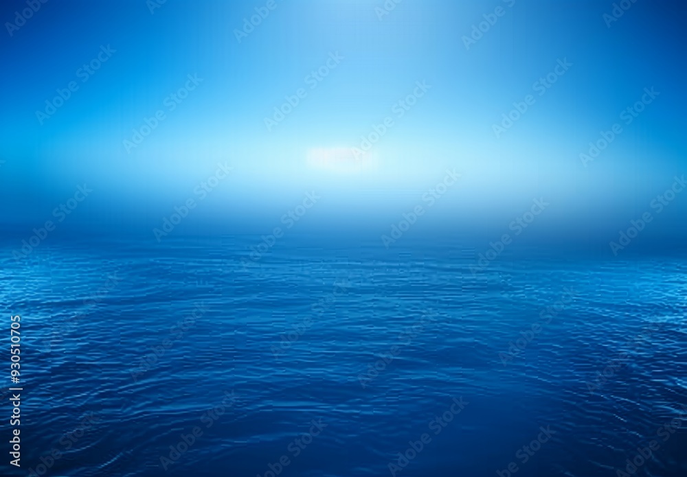 Fototapeta premium Elegant Blue Gradient Background with Deep Shades for Design Projects