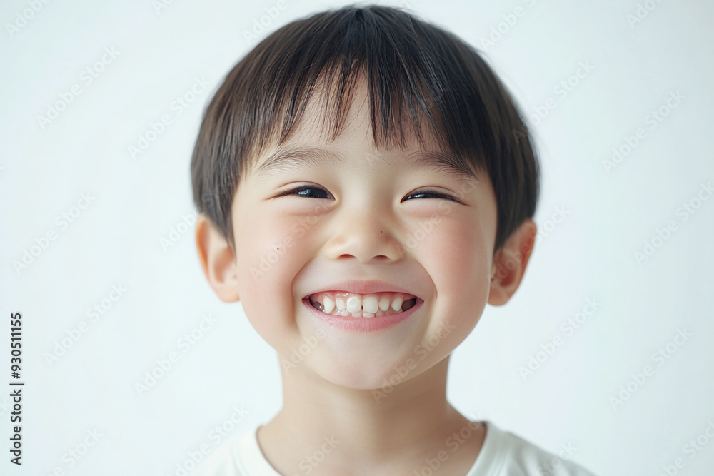 Child positive smile, happy and joyful kid, happy children's day 