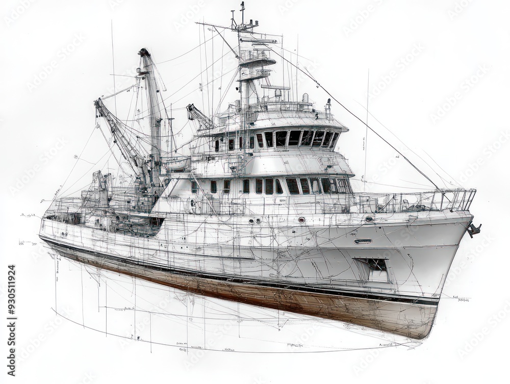 Fototapeta premium Naval Architect