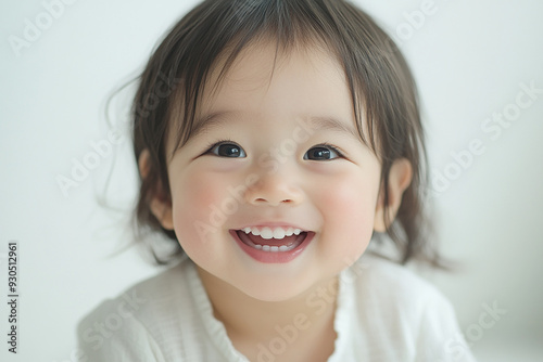 Child positive smile, happy and joyful kid, happy children's day 