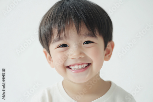 Child positive smile, happy and joyful kid, happy children's day 