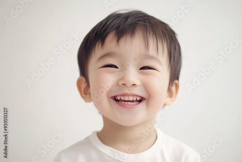 Child positive smile, happy and joyful kid, happy children's day 