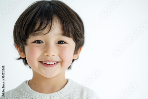 Child positive smile, happy and joyful kid, happy children's day 