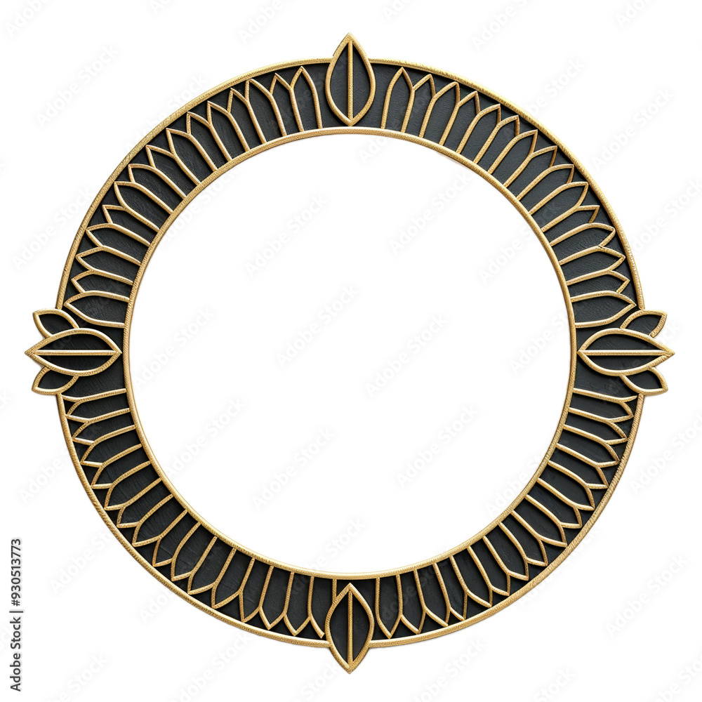 Art Deco minimalist frame isolated on a transparent background Art Deco minimalist frame isolated on a transparent background