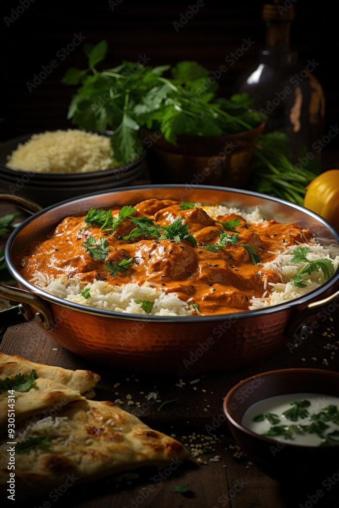 Butter Chicken Makhan. Best For Banner, Flyer, and Poster