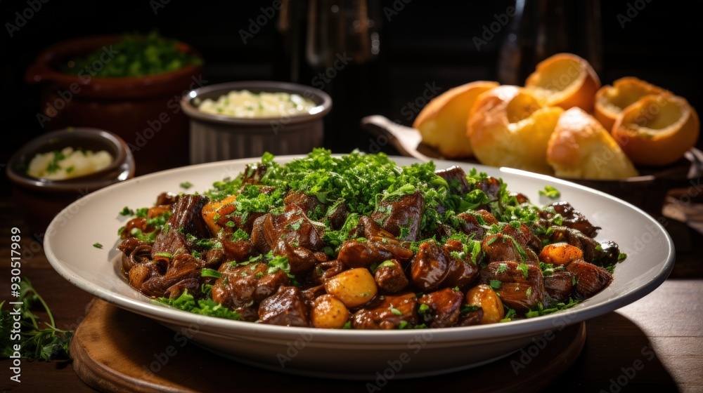 Beef Bourguignon with Pearl Onions. Best For Banner, Flyer, and Poster Beef Bourguignon with Pearl Onions. Best For Banner, Flyer, and Poster