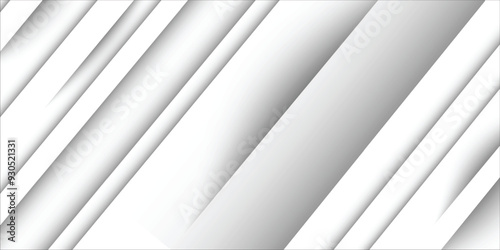 White abstract geometric background as stage with crossed lines, corners and polygon shapes as wall, wood table in soft light gradient white color modern