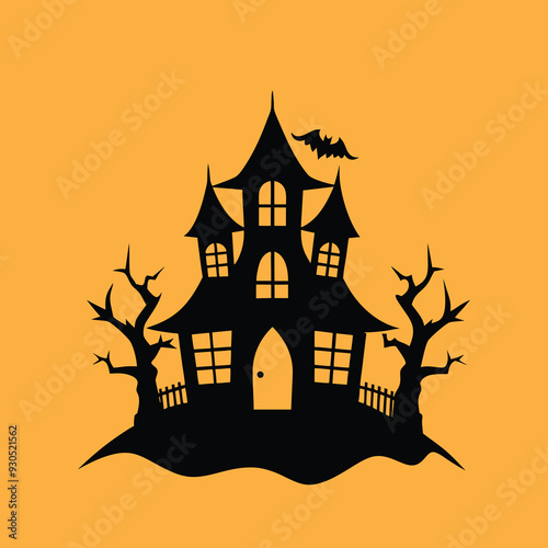 Haunted House illustration