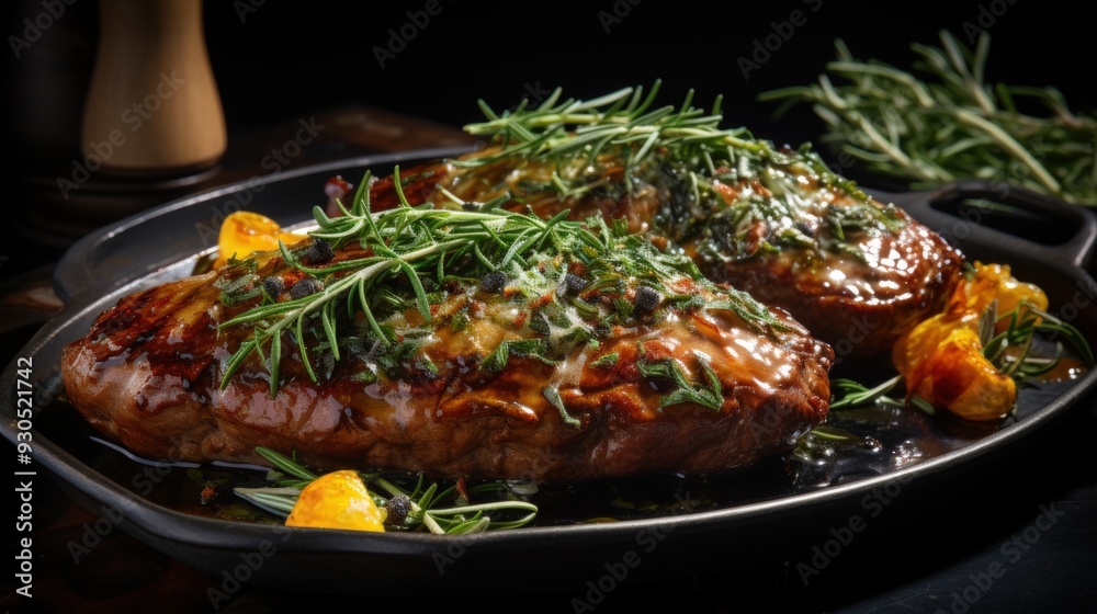 Veal Saltimbocca with Sage Butter. Best For Banner, Flyer, and Poster Veal Saltimbocca with Sage Butter. Best For Banner, Flyer, and Poster
