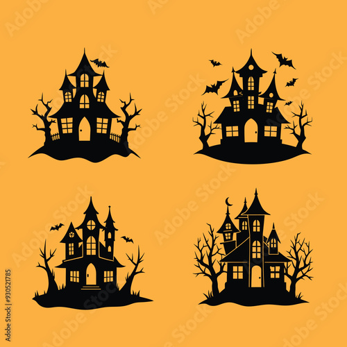 Haunted House illustration