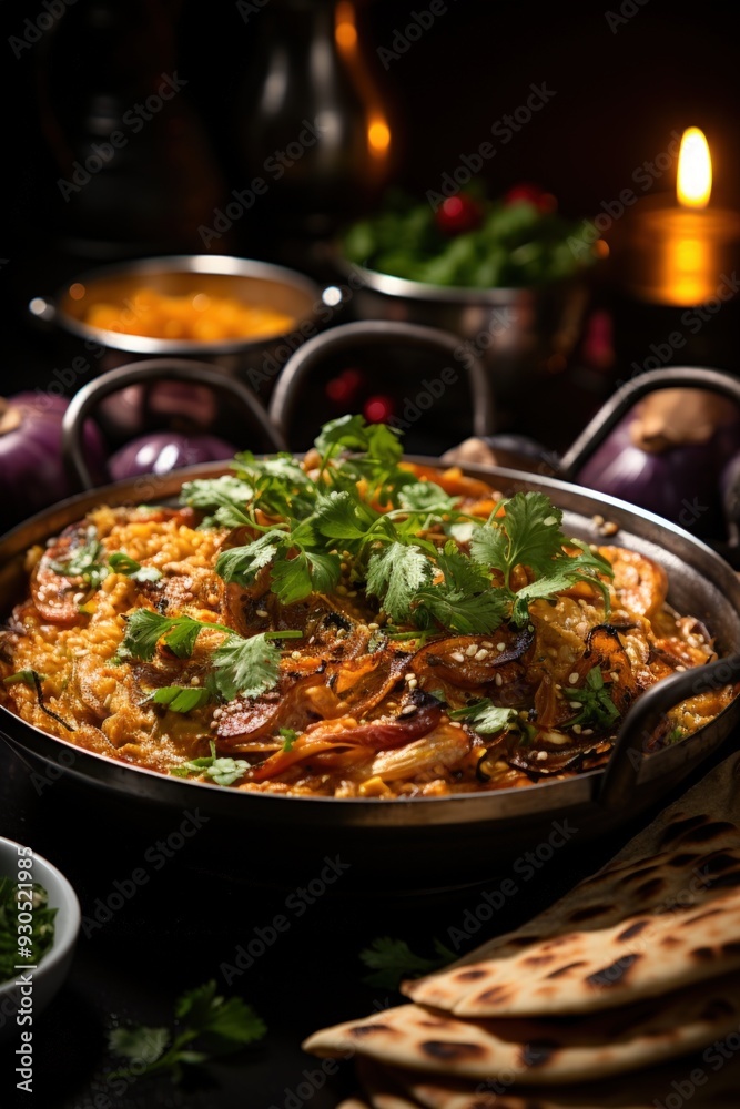 Baingan Bharta Smoked Eggplant Curry with Roti. Best For Banner, Flyer, and Poster Baingan Bharta Smoked Eggplant Curry with Roti. Best For Banner, Flyer, and Poster