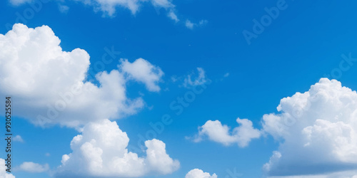 Natural and cloudy fresh blue sky background. Natural sky beautiful blue and white texture background. blue sky with cloud. sky with white clouds as background or texture	