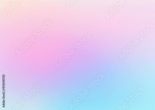 Pastel Rainbow Gradient with Soft Blue and Pink Hues in Minimal Style