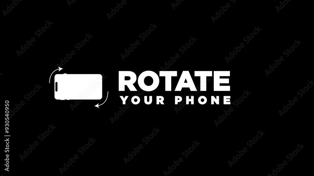 Rotate phone animation with alpha channel 