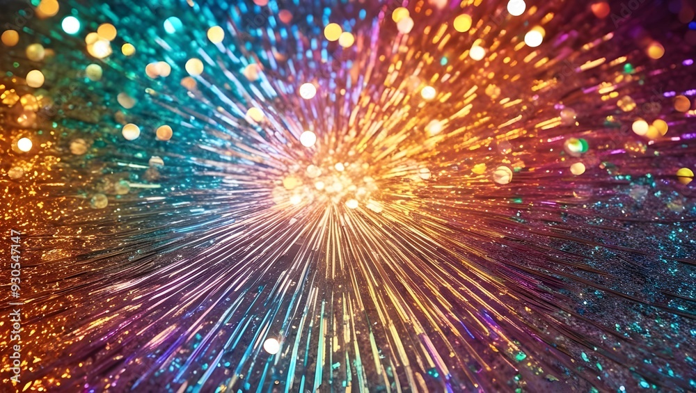 Abstract glitter Background with bokeh light, created with generative AI technology
Abstract glitter Background with bokeh light, created with generative AI technology