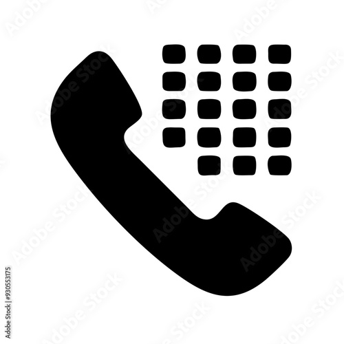 The contact phone icon is a widely recognized symbol representing the contact feature in mobile devices & applications. This icon typically features a simplified depiction of a telephone handset